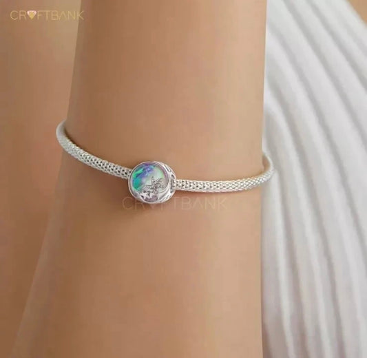 S925 Sterling Silver Charm Beach Waves Charm Sea Star Fish 💫