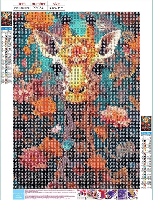DPHERO 5D Giraffe Diamond Painting Kits for Adults,Giraffe Art Kits...