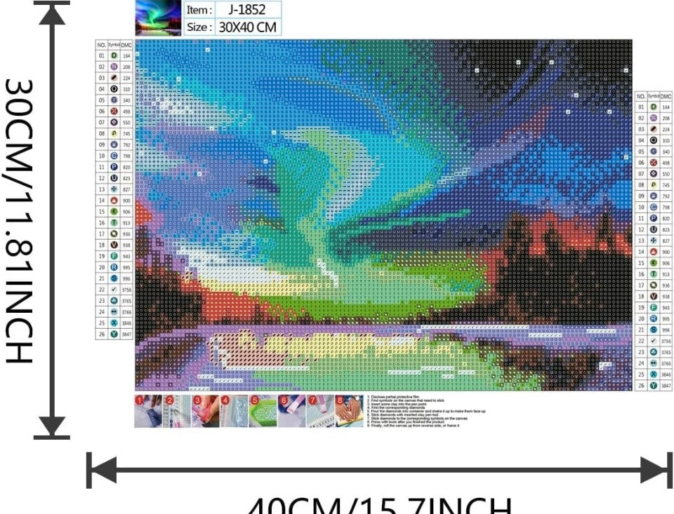 Cents Matter DIY 5D Diamond Art Painting Kit, Crystal Rhinestone
