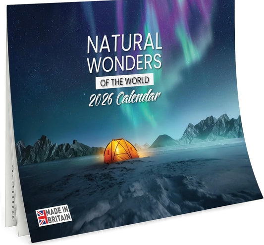 2026 Calendar Natural Wonders of the World