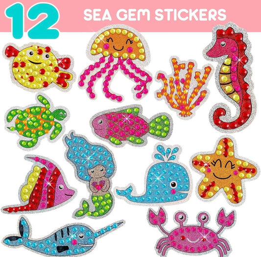 Blue Squid Diamond Art Kits for Kids – Fun & Easy DIY 5D