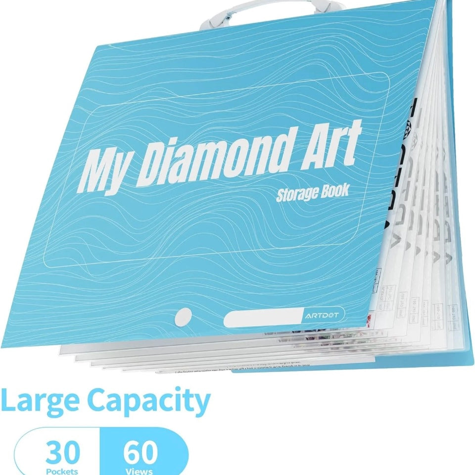 ARTDOT A3 Storage Book for Diamond Paintings Diamond Art Portfolio Folder
