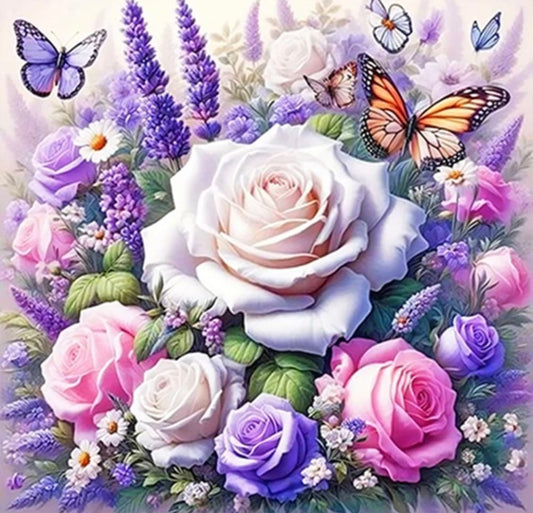 Stalente Diamond Painting Kits for Adults Butterfly, 5D