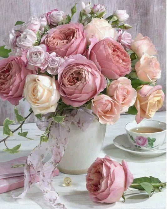 5D Full Drill Diamond Painting Rose Flower kit 30cm x 30cm