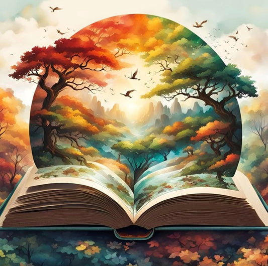 GHHKUD Tree of Life Book 5D Diamond Art Kits