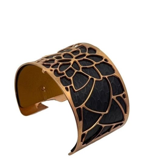 Les Georgettes Bangle 40mm Rose Gold Nenuph RRP£79 BOXED