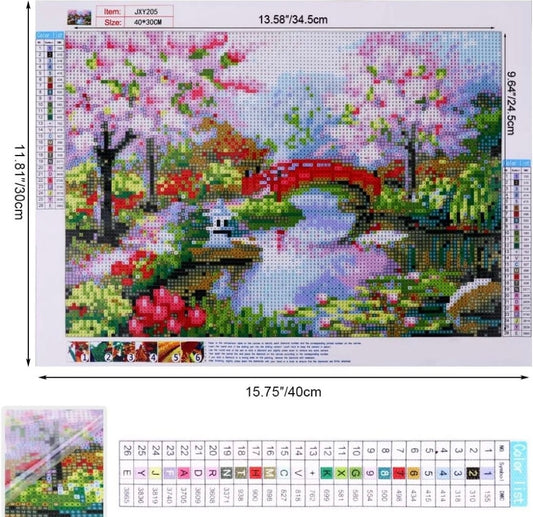 MWOOT DIY 5D Diamond Art Painting Kit Full Drill