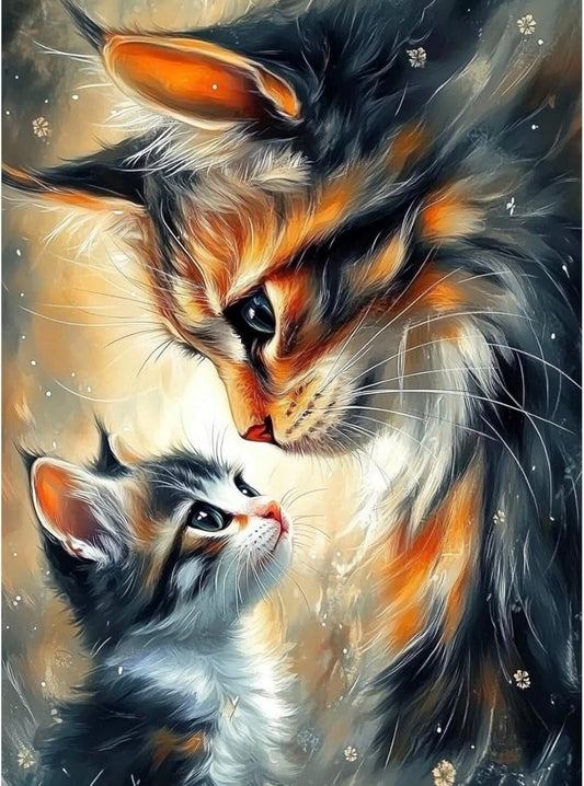 Diamond Painting Kits for Adults,Cats 5D DIY
