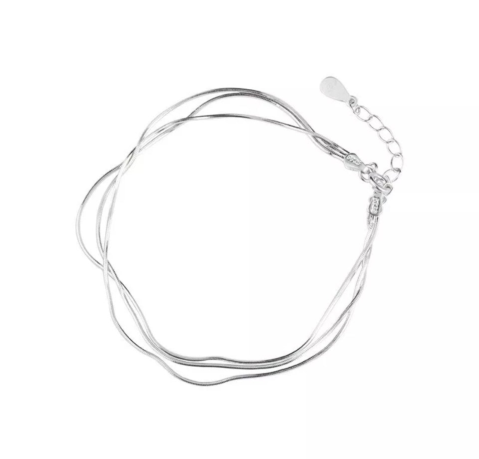 Silver Chain ok Simple Elegant Bracelet
