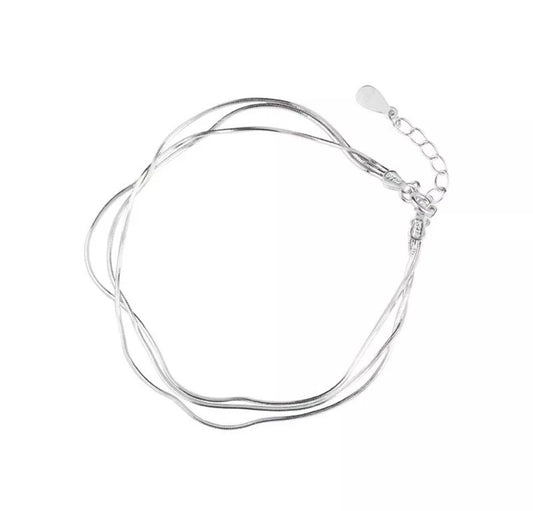 Silver Chain ok Simple Elegant Bracelet