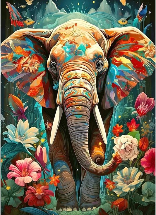 DPHERO 5D Elephant Diamond Painting Kits for Adults