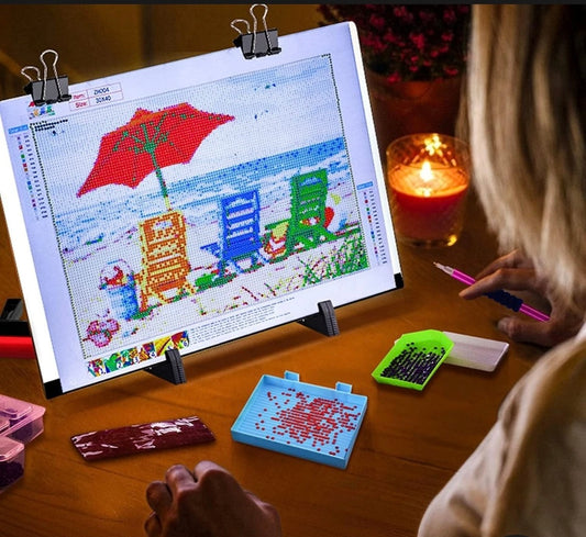 A3 LED Light Pad for Diamond Painting, Diamond Art Light Board Kit