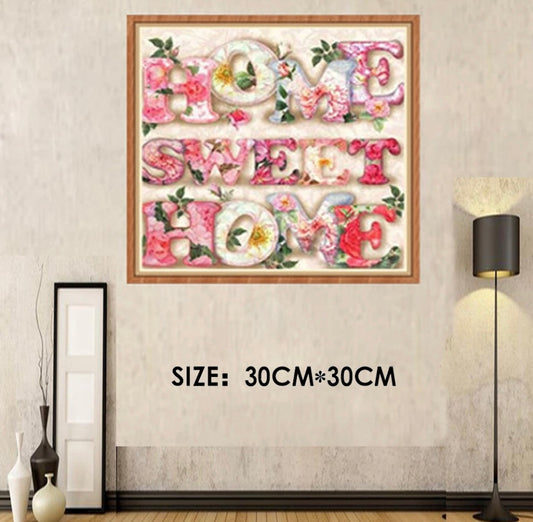 Sweet Home DIY 5D Diamond Painting Embroidery Cross Craft Stitch Art Kit Home UK