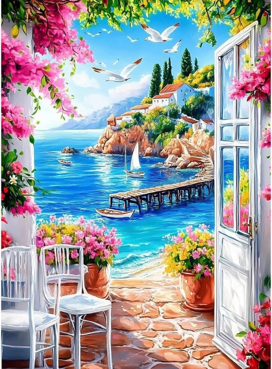 Landscape Diamond Painting Kits Adults,5D DIY 30x40 cm